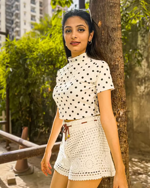 TANDUL  Casual Regular Sleeves Polka Print Women Multicolor Top