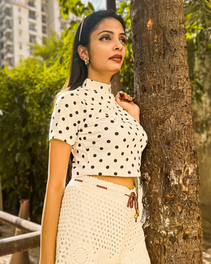 TANDUL  Casual Regular Sleeves Polka Print Women Multicolor Top