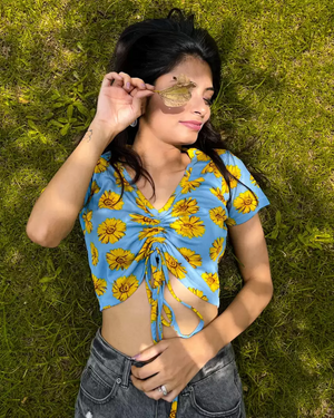 TANDUL  Casual Regular Sleeves Printed Women Multicolor Top