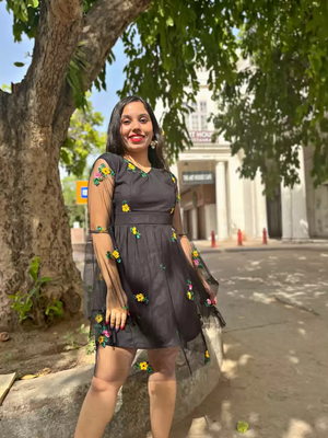 TANDUL  Women Fit and Flare Multicolor Dress
