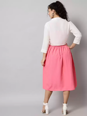 TANDUL  Women Fit and Flare Multicolor Dress