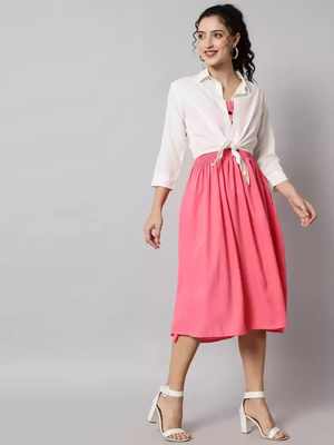 TANDUL  Women Fit and Flare Multicolor Dress