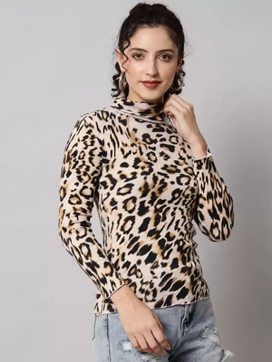TANDUL  Casual Regular Sleeves Printed Women Multicolor Top