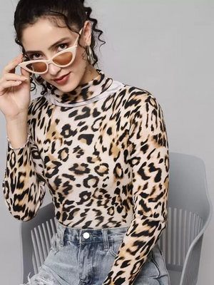 TANDUL  Casual Regular Sleeves Printed Women Multicolor Top