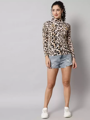 TANDUL  Casual Regular Sleeves Printed Women Multicolor Top