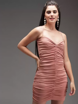 TANDUL  Women Bodycon Pink Dress