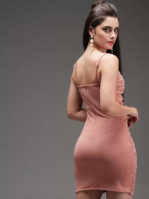 TANDUL  Women Bodycon Pink Dress