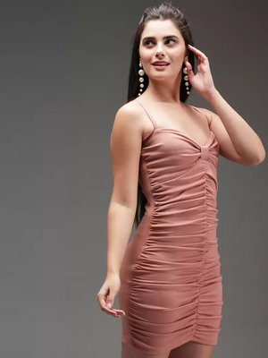 TANDUL  Women Bodycon Pink Dress
