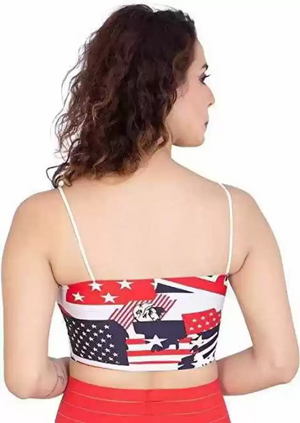 TANDUL  Casual Sleeveless Printed Women Multicolor Top