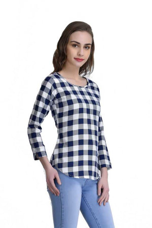 Casual Regular Sleeves Printed Women Multicolor Top