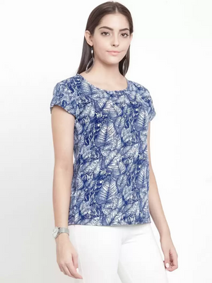 TANDUL  Casual Regular Sleeves Printed Women Multicolor Top