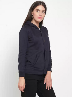 TANDUL  Full Sleeve Solid Women Casual Jacket