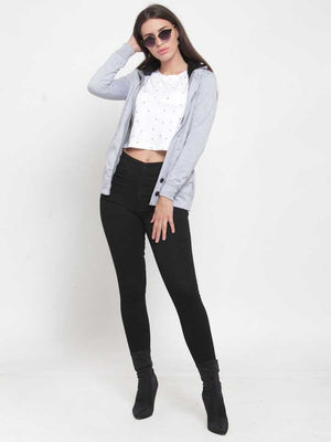 TANDUL  Full Sleeve Self Design Women Casual Jacket