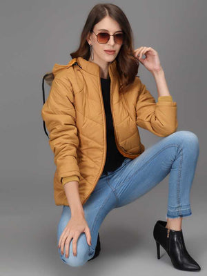 TANDUL  Full Sleeve Solid Women Casual Jacket