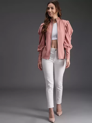 TANDUL  Full Sleeve Solid Women Casual Jacket