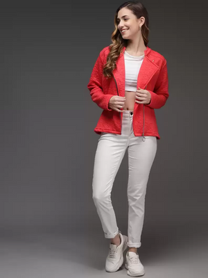 TANDUL  Full Sleeve Solid Women Jacket