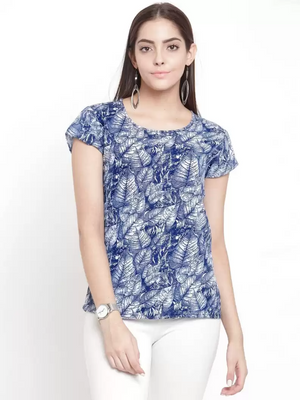TANDUL  Casual Regular Sleeves Printed Women Multicolor Top