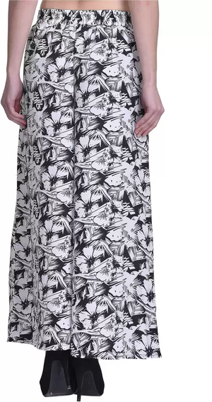 TANDUL  Flared Women Multicolor Poly Crepe Trousers