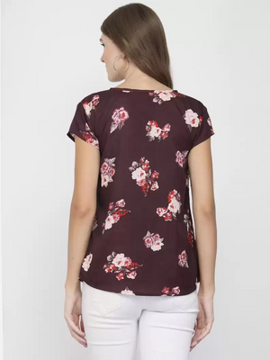 TANDUL  Casual Regular Sleeves Printed Women Multicolor Top