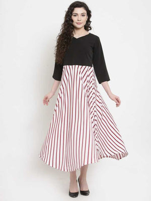 TANDUL  Women Fit and Flare Multicolor Dress
