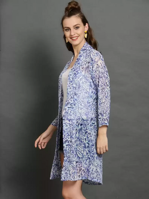 TANDUL  Women Full Sleeve Multicolor Shrug