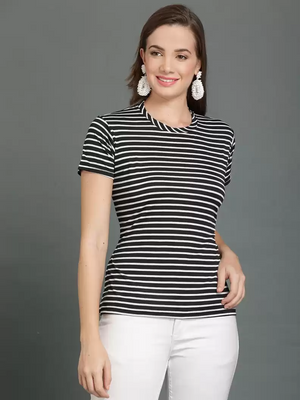 TANDUL  Casual Regular Sleeves Printed Women Multicolor Top