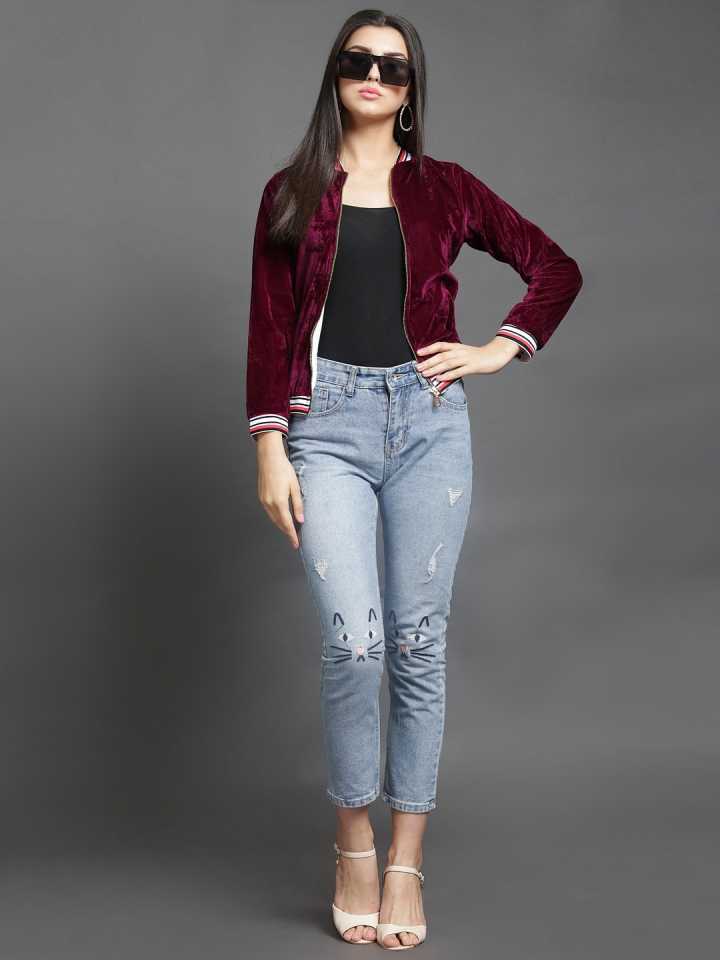 Full Sleeve Solid Women Jacket