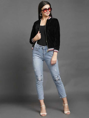 Full Sleeve Solid Women Jacket