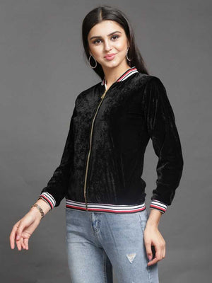 Full Sleeve Solid Women Jacket
