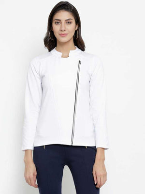 Full Sleeve Solid Women Jacket