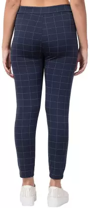 TANDUL Blue Jegging  (Checkered)