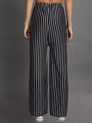 TANDUL  Regular Fit Women Multicolor Lycra Blend Trousers