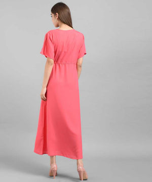 TANDUL  Women Maxi Pink Dress