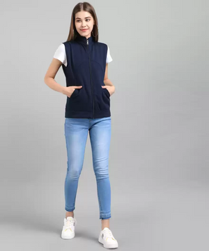 TANDUL  Sleeveless Solid Women Jacket