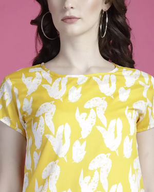 TANDUL  Casual Regular Sleeves Printed Women Multicolor Top