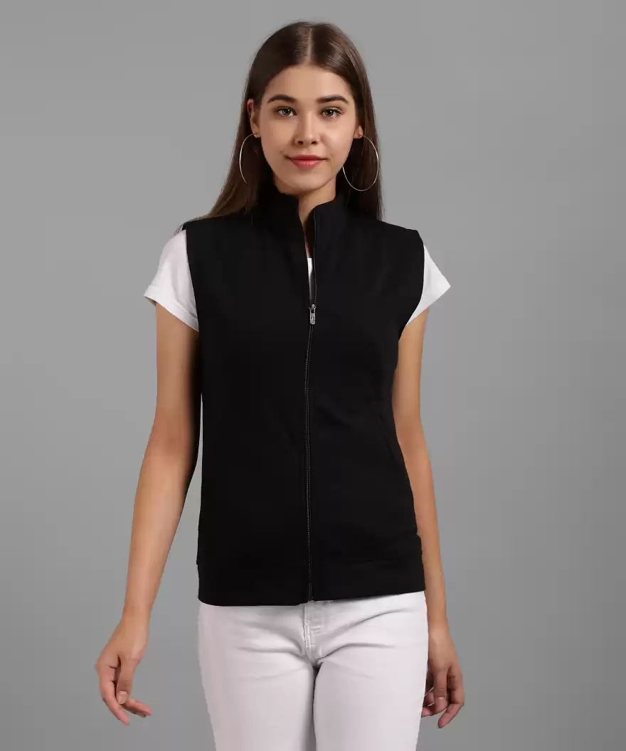 TANDUL  Sleeveless Solid Women Jacket