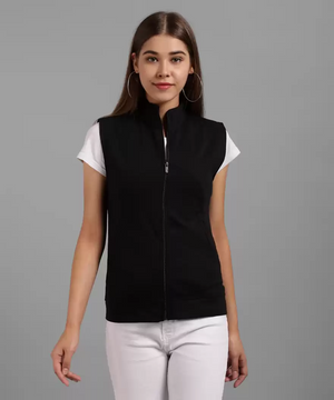 TANDUL  Sleeveless Solid Women Jacket