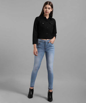 Full Sleeve Solid Women Jacket