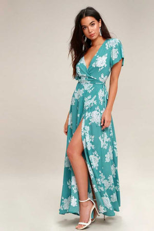 TANDUL INSTA  Women A-line Green Dress