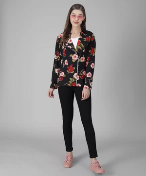 TANDUL  Full Sleeve Printed Women Jacket