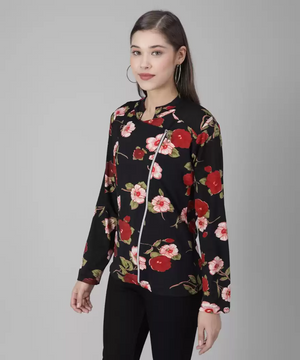 TANDUL  Full Sleeve Printed Women Jacket