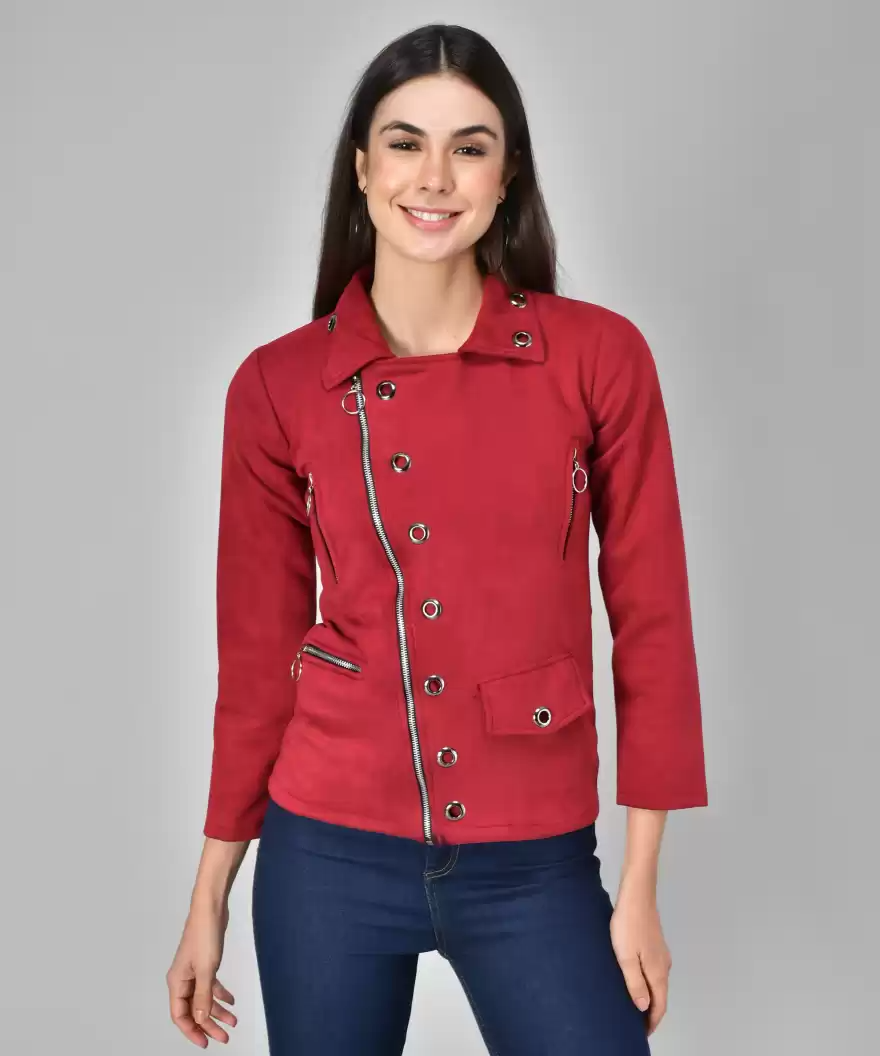 TANDUL  Full Sleeve Solid Women Jacket