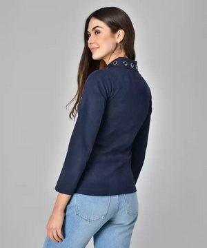 TANDUL  Full Sleeve Solid Women Jacket