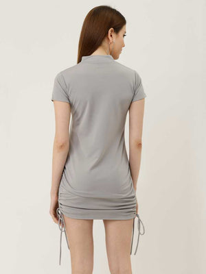 Women Bandage Grey Dress