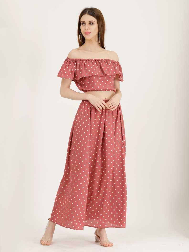 Women Two Piece Dress Multicolor Dress