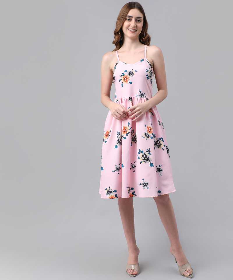TANDUL  Women Fit and Flare Multicolor Dress