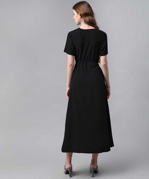 Women Maxi Black Dress