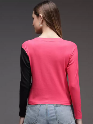 TANDUL  Casual Regular Sleeves Color Block Women Multicolor Top