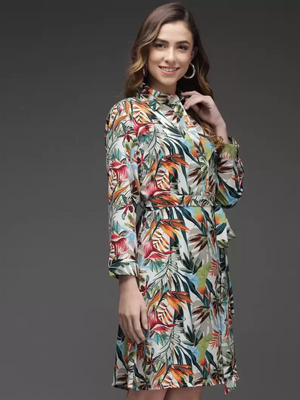 TANDUL  Women A-line Multicolor Dress