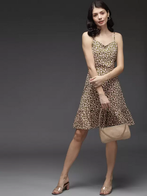 TANDUL  Women Fit and Flare Multicolor Dress